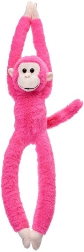Mască atârnată maimuță culoare fucsia