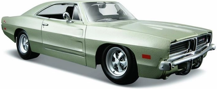 Maisto Dodge Charger R/T 1969 model auto argintiu 1:24