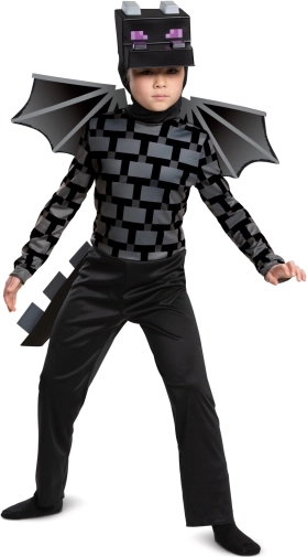 Costum Minecraft Ender Dragon pentru copii (10–12 ani)