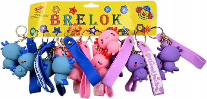 Breloc axolotl – breloc pentru chei