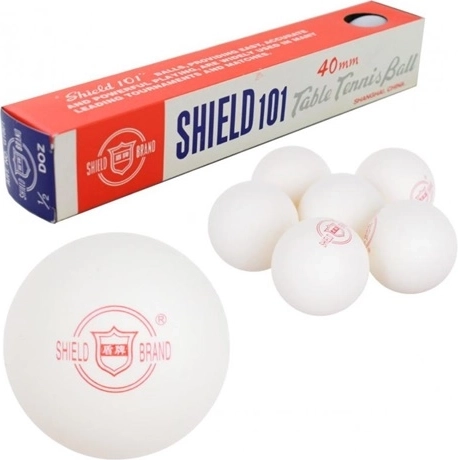 Mingi de ping-pong A-1120, 6 buc., albe