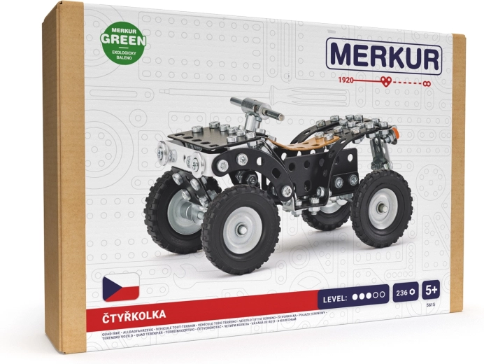 MERKUR Quad – set de construcție cu 236 de piese