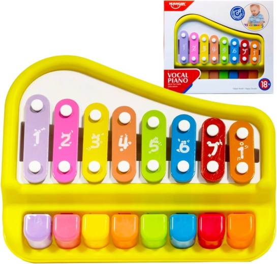 Orgă educativă și xilofon galben