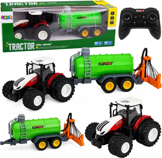 Tractor cu telecomandă cu pulverizator 1:24