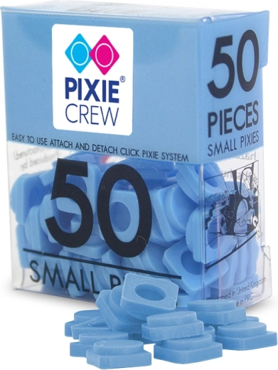 Pixie Crew pixeli mici din silicon, albastru deschis (aprox. 50 buc.)