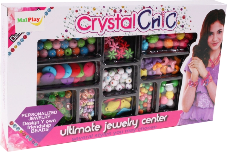 Set de brățări colorate Crystal