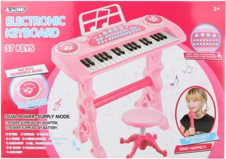 Pian roz pentru copii cu adaptor
