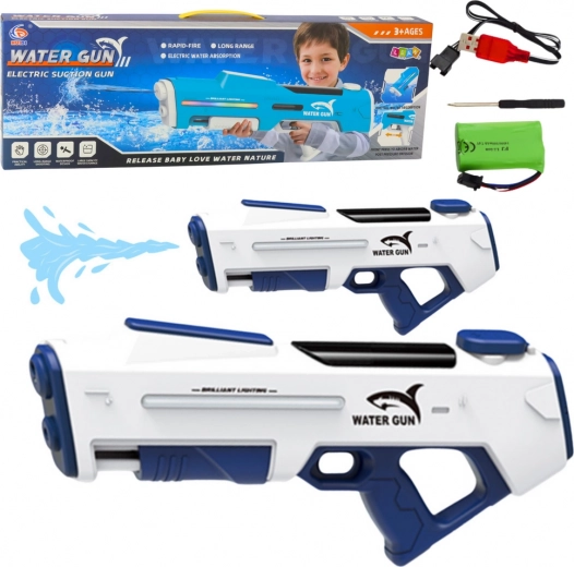 Pistolă de apă electrică 61cm albă