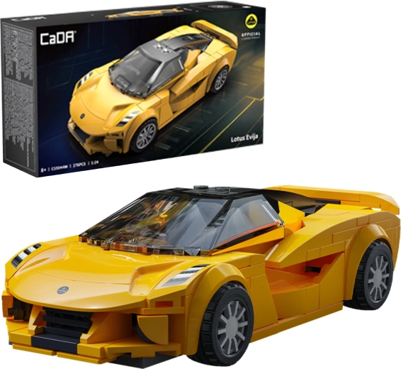 Set de construcție CaDA mașină sport Lotus Evija la scara 1:24, 276 de piese