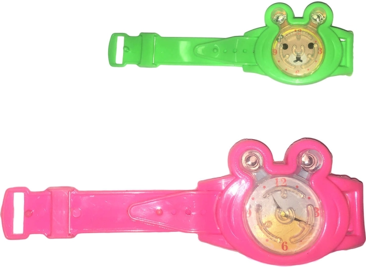 Ceas-jucărie tip puzzle în formă de animal cu labirint cu bilă - 1 bucată