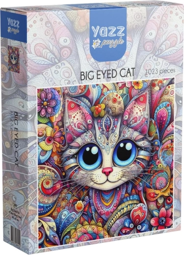 Puzzle YAZZ Pisică cu ochi mari (1023 piese)