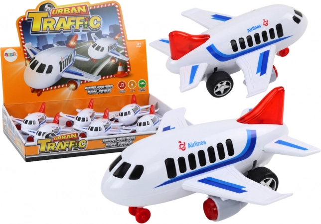 Avion personal Lumini Sunete Acționare Alb