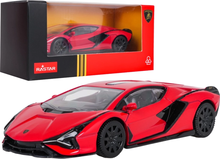 Model metalic Lamborghini Sián RASTAR la scara 1:43, roșu