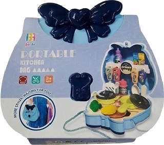 Geantă de bucătărie portabilă – set de bucătărie pentru copii în geantă
