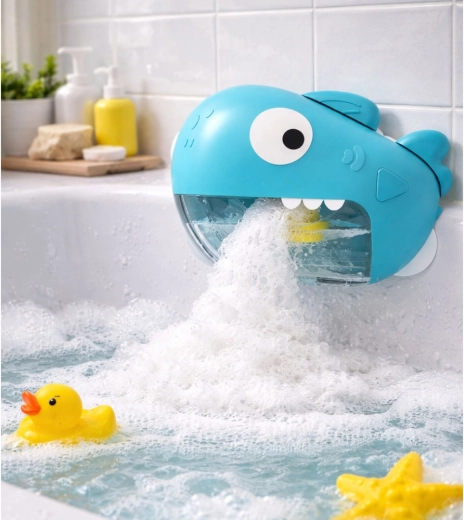 Spumă bogată la apăsarea butonului