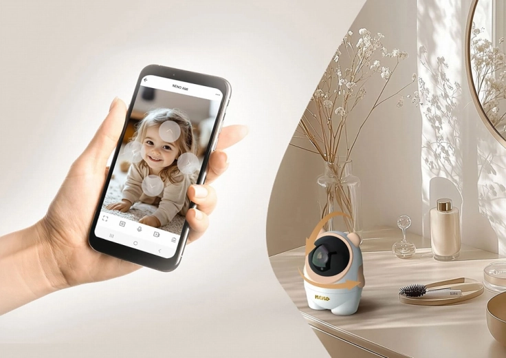 Pan/Tilt 355°/55° și unghi larg 120°