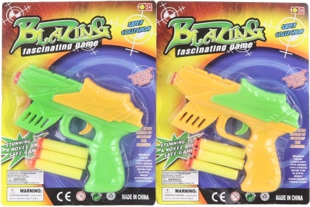 Pistol cu gloanțe din spumă cu ventuze