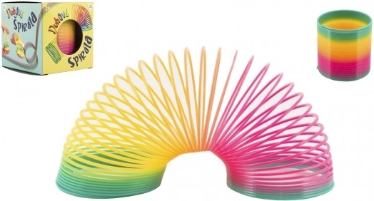 Arc spiralat curcubeu din plastic 6,5 cm