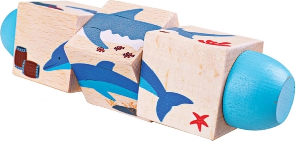 Bigjigs Toys cilindru motric – viața în mare