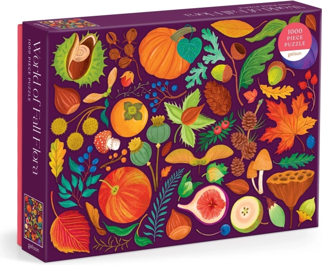 Puzzle Galison Lumea florei de toamnă, 1000 de piese