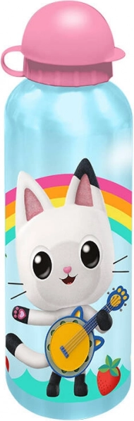 Sticlă de apă din aluminiu 500 ml Gabby's Dollhouse, albastră – KiDS Licensing