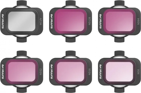 Set de filtre SUNNYLIFE MCUV și ND8/16/32/64/128 pentru DJI AVATA 2