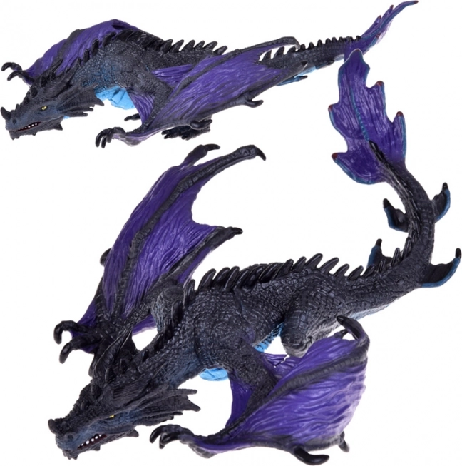 Dragon mov cu falcă mobilă – figurină realistă pentru copii