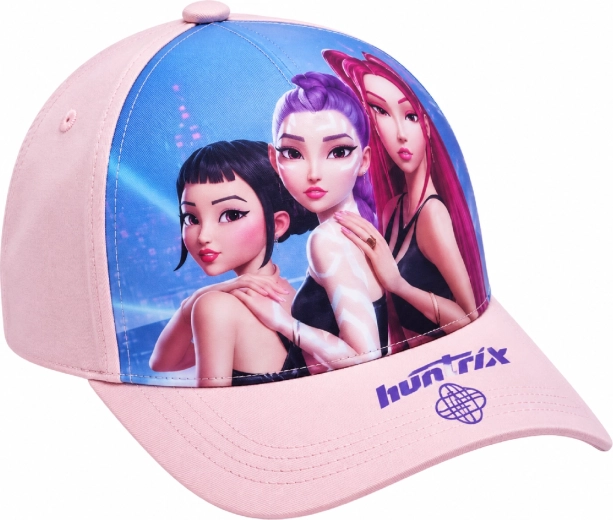 Șapcă pentru copii K-Pop Demon Hunters HUNTR/X mov-neagră