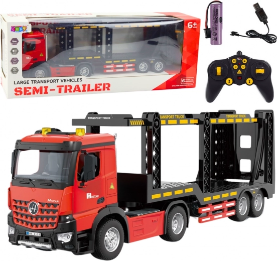 Camion transport controlat de la distanță roșu RC 2.4G 6CH