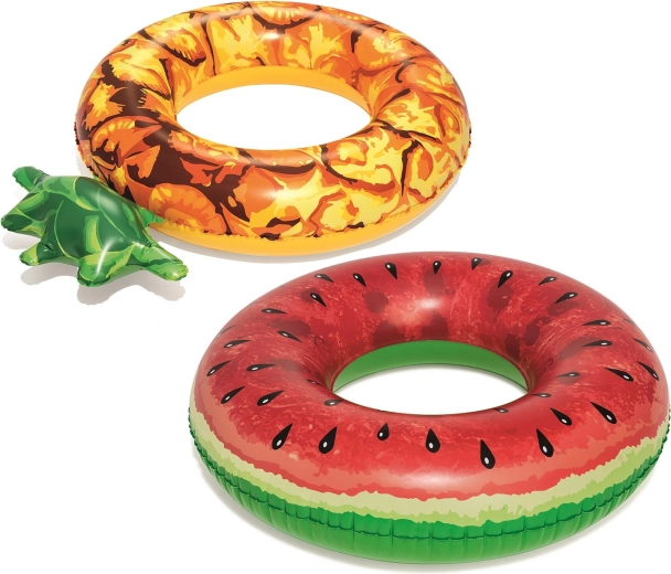 Colac gonflabil ananas 116 × 88 cm BESTWAY