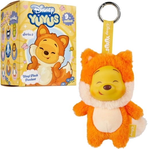 Disney YuYus breloc de pluș surpriză cu Winnie de Pluș, seria 2, 15 cm - 1 bucată