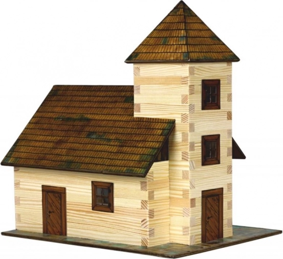 Set de construcție din lemn WALACHIA – biserică 1:32