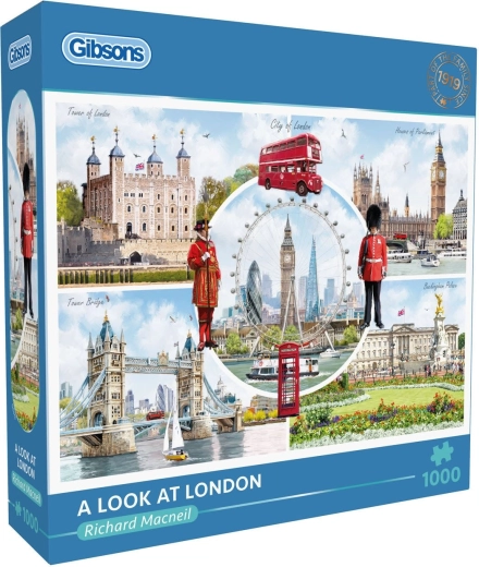 Puzzle Gibsons – Vedere asupra Londrei, 1000 de piese