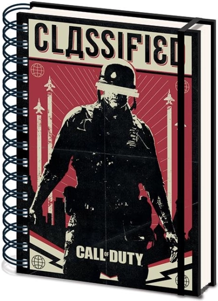 Bloc de notițe cu spirală A5 Call of Duty, liniat