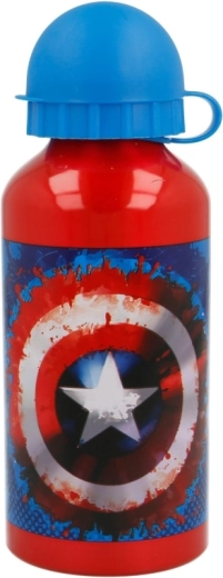 Sticlă de băut din aluminiu Marvel Captain America 400 ml