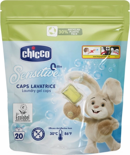 Capsule de spălat CHICCO Baby Sensitive, 20 buc