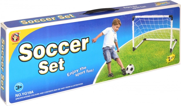 Set de 2 porți de fotbal pentru copii