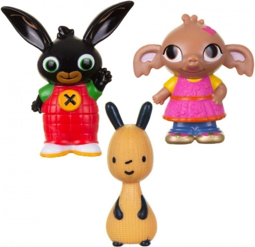 Set figurine Bing și prietenii - Bing, Flop, Sula