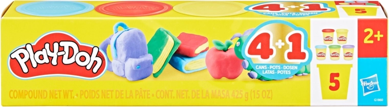 Play-Doh set de plastilină 5 borcănașe