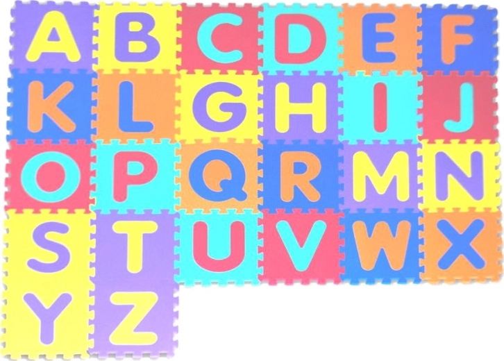 Alltoys puzzle din spumă – litere 30 × 30 cm