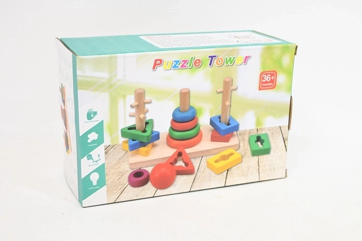 Inserție senzorială din lemn (puzzle) SN84164