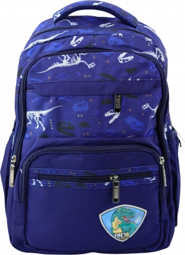 Rucsac școlar Dino T-Rex albastru 20L
