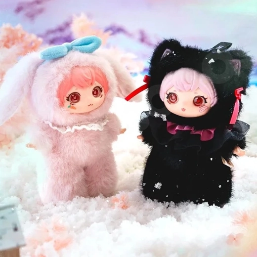 Figurină de pluș de colecție Letsvan cu breloc Ziyuli Party zvířátek blind box - 1 bucată