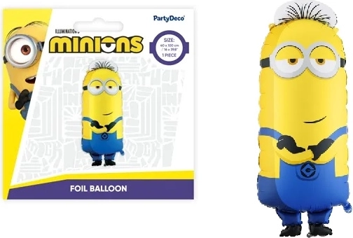 Balon din folie Minion Tim 40 × 100 cm mix - 1 bucată