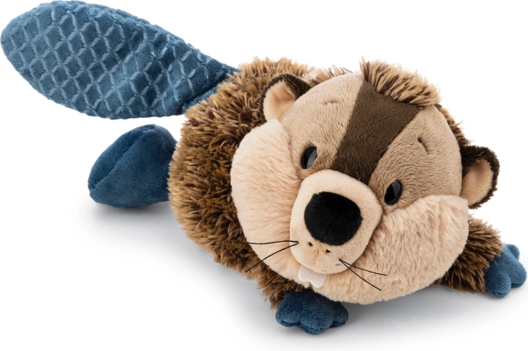 Castor de pluș Harry 20 cm – NICI GREEN, culcat