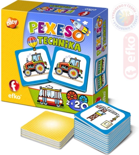 Efko baby pexeso – tehnică și mijloace de transport
