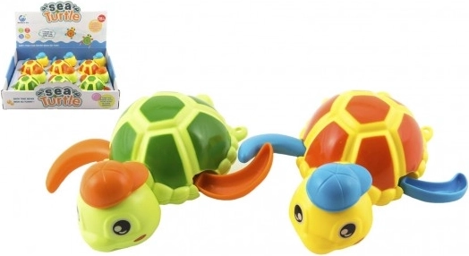 Țestoasă de apă cu cheiță plutitoare, jucărie din plastic 12 cm