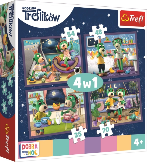 Puzzle Noapte Bună Treflícii - Rituale de Seară 4v1