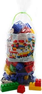 Set cuburi de joacă din plastic - 100 bucăți