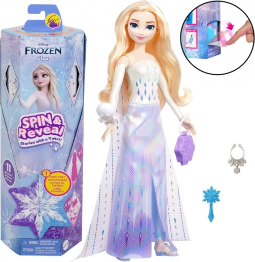 Disney Frozen Spin & Reveal – păpușa Elsa cu surprize